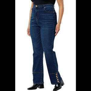 DG2 by Diane Gilman Virtual Stretch Denim Baby Bootcut Jean Indigo - Tall